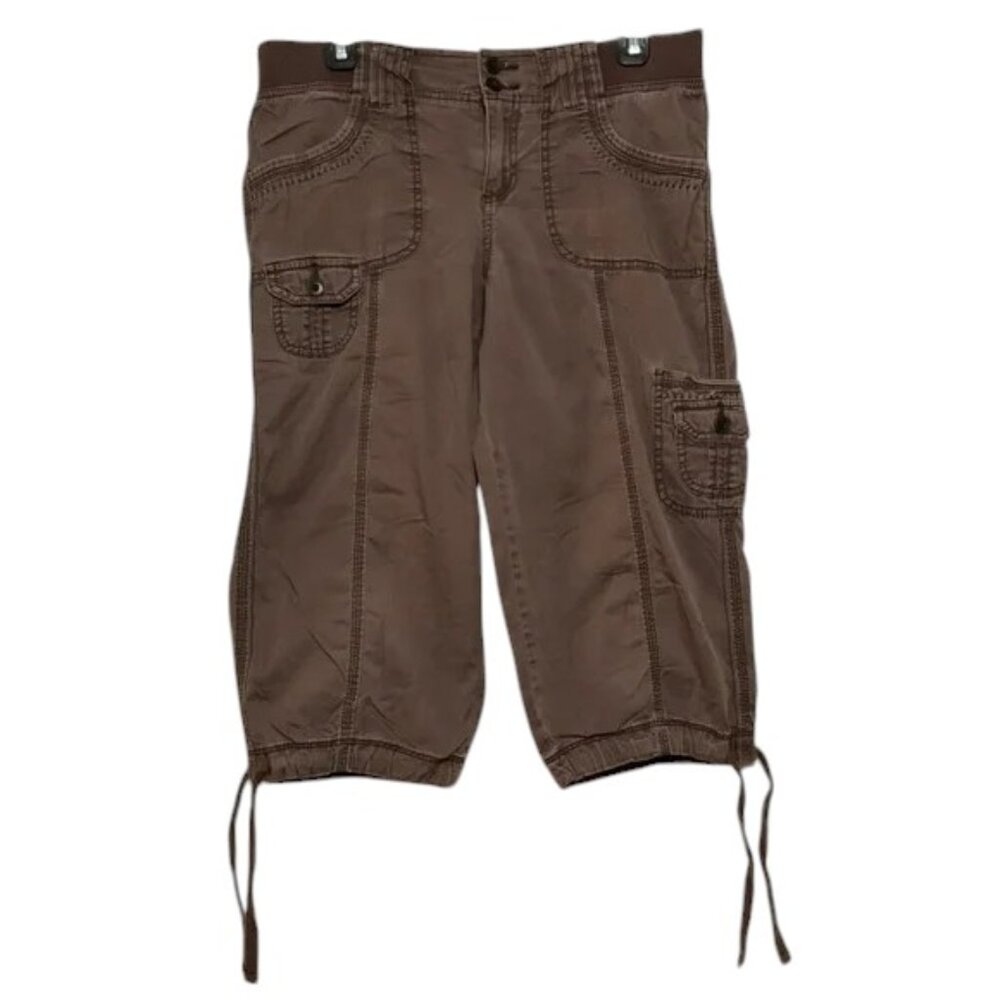Sonoma Capri Cargo Jeans Brown Size 4